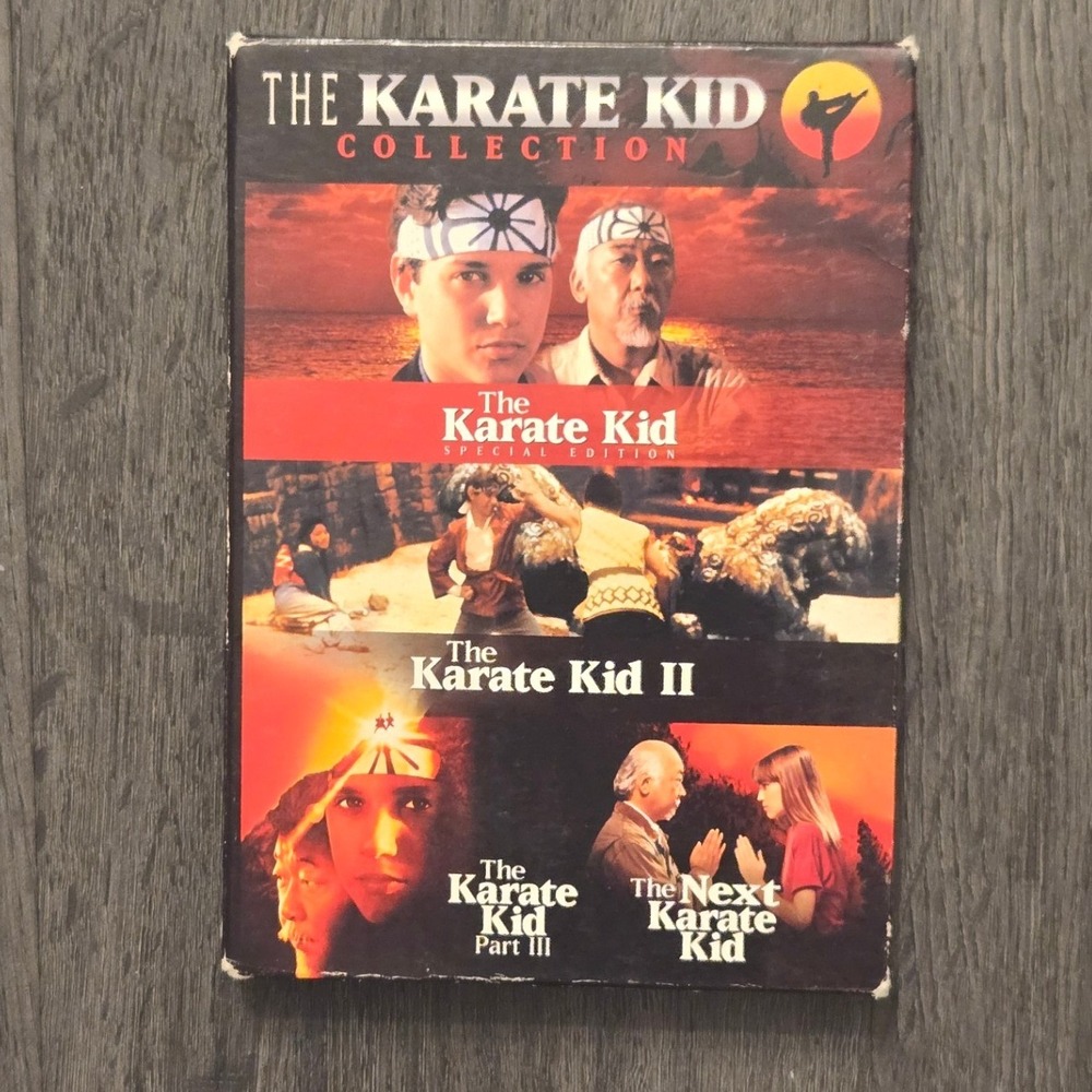 The Karate Kid Collection 4 Film DVD Set Part I II III The Next Karate Kid